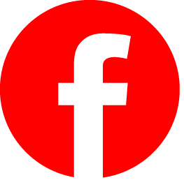 Facebook Logo - Red
